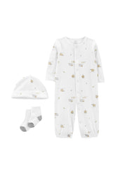 Carter's Layette Bebek 3'lü Tulum Set